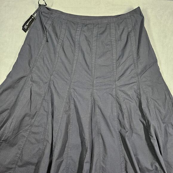 INC Skirt Size 20W Flare A Line Black Classic Minimalist Goth Western Church - Picture 7 of 13